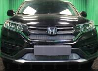 Honda CR-V (15–16) Защита радиатора, хром, низ (CR-V IV 2.0)