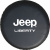 Чехол запасного колеса из экокожи с эмблемой Jeep Liberty, радиусы 14; 15; 16; 17;